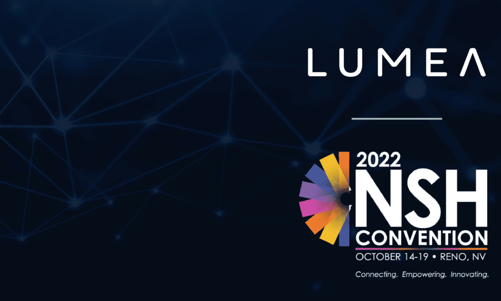 Lumea exhibiting at the 2022 NSH convention