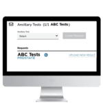 Ancillary test online ordering screenshot