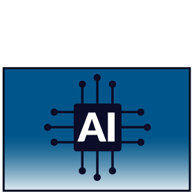 Lumea haș AI partners, image of AI on a computer screen
