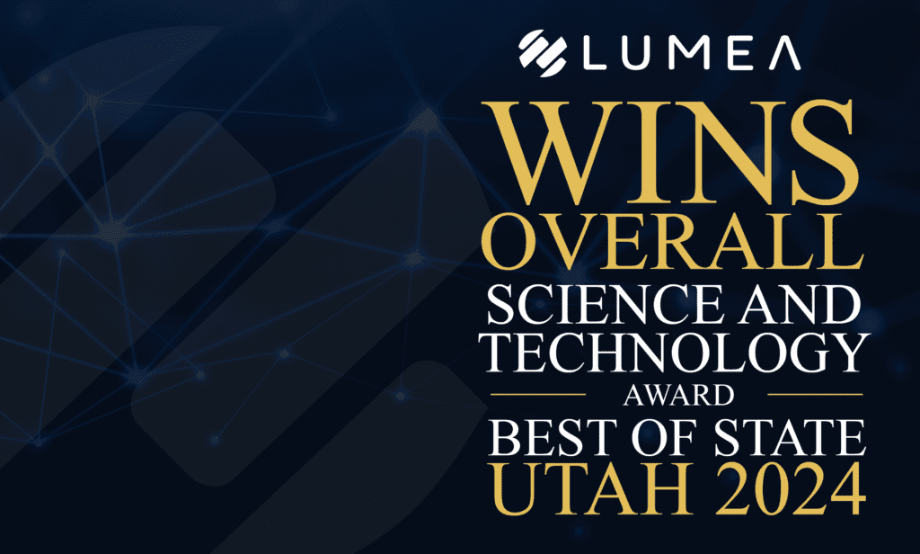 Lumea wins overall Science and Technology Award Best of State Utah 2024