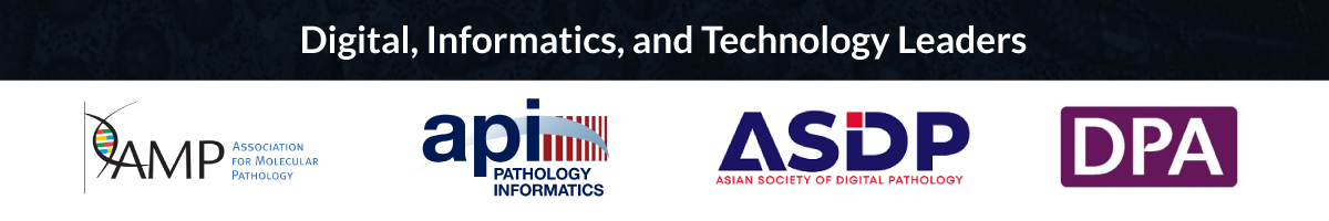 Digital informatics and technology leaders organization logos