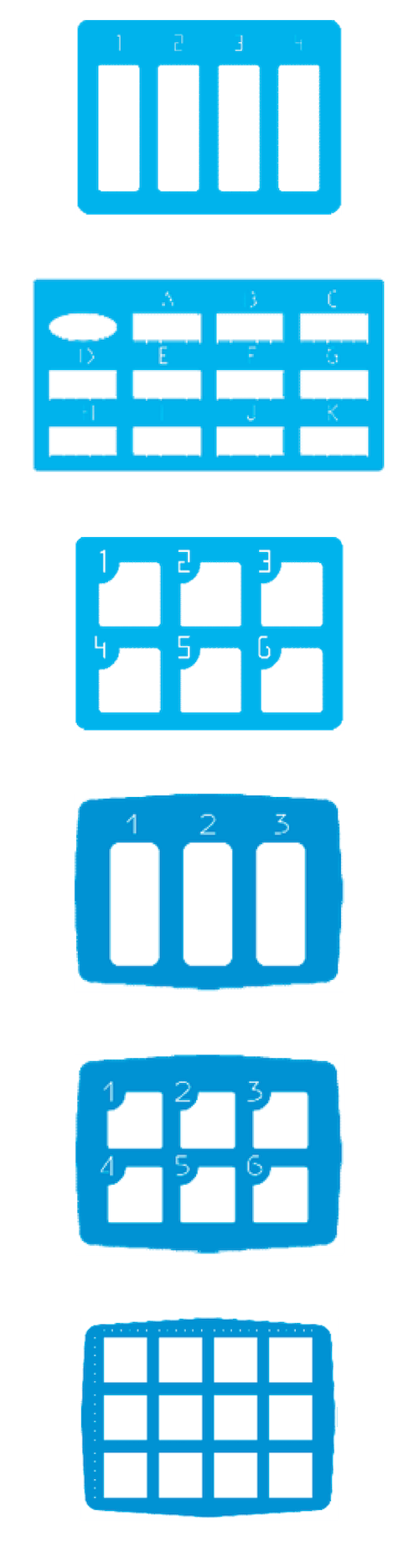 All the different types of BxFrame's available at Lumea